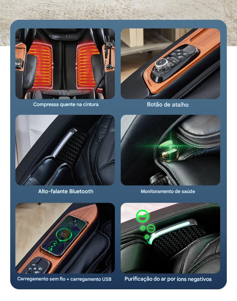 Belove Harmony Wood Poltrona Massageadora BL-H530